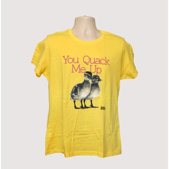Animal Planet You Quack Me Up Duck Tee Shirt Youth XXL Yellow Next Level Apparel - Picture 4 of 5